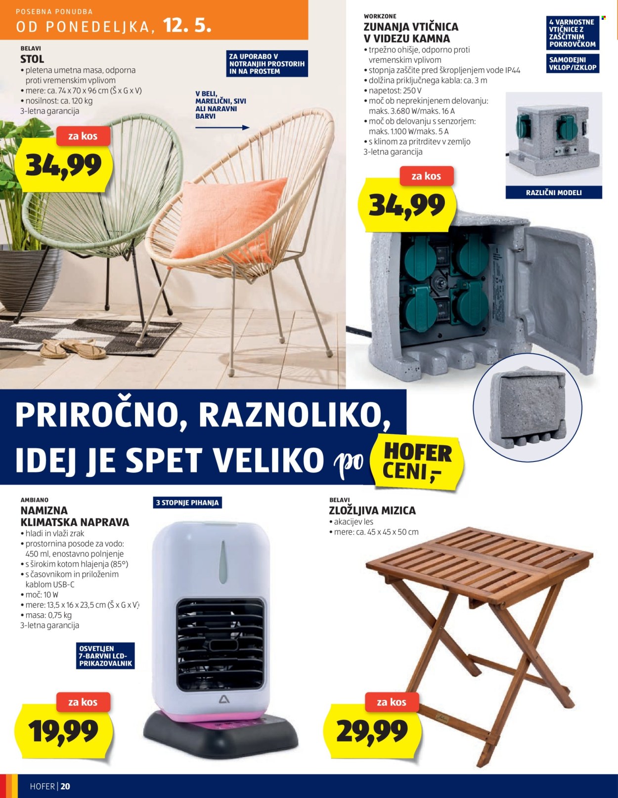 Hofer katalog - 8.5.2025 - 17.5.2025. Stran 20