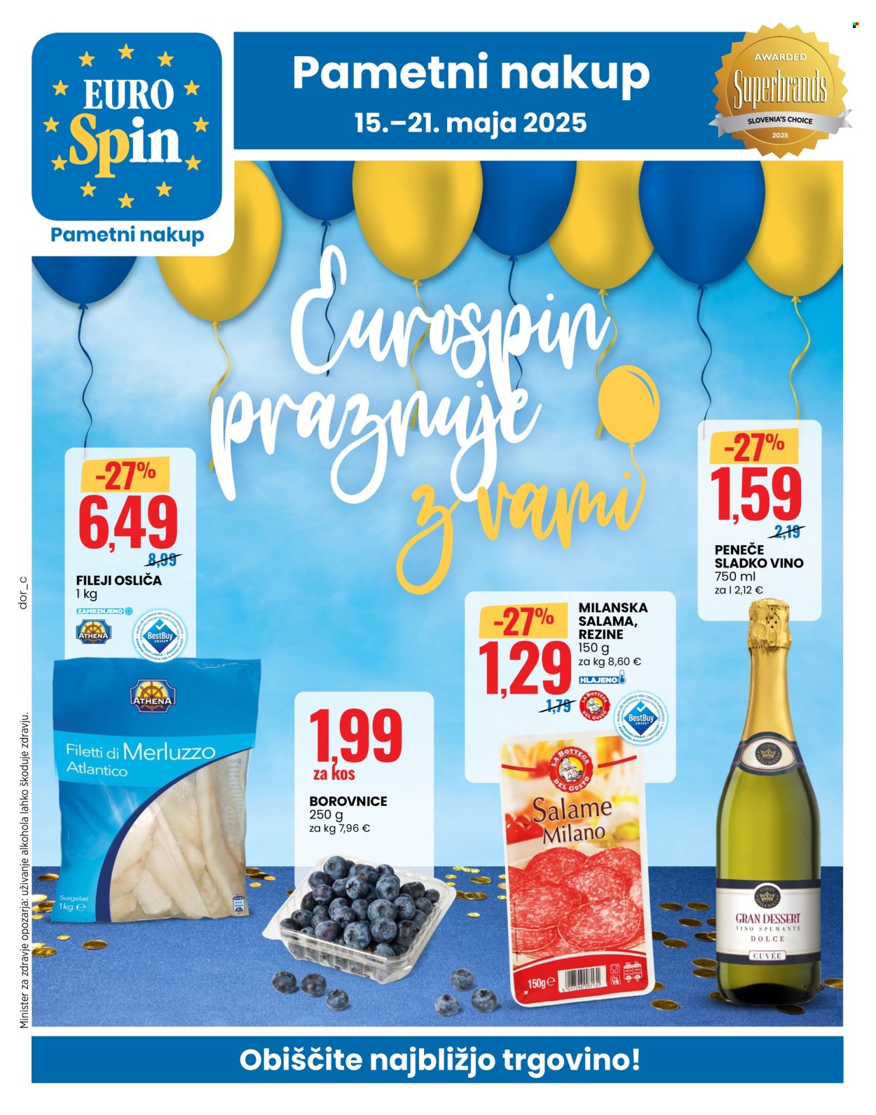 EuroSpin katalog - 15.5.2025 - 21.5.2025. Stran 1