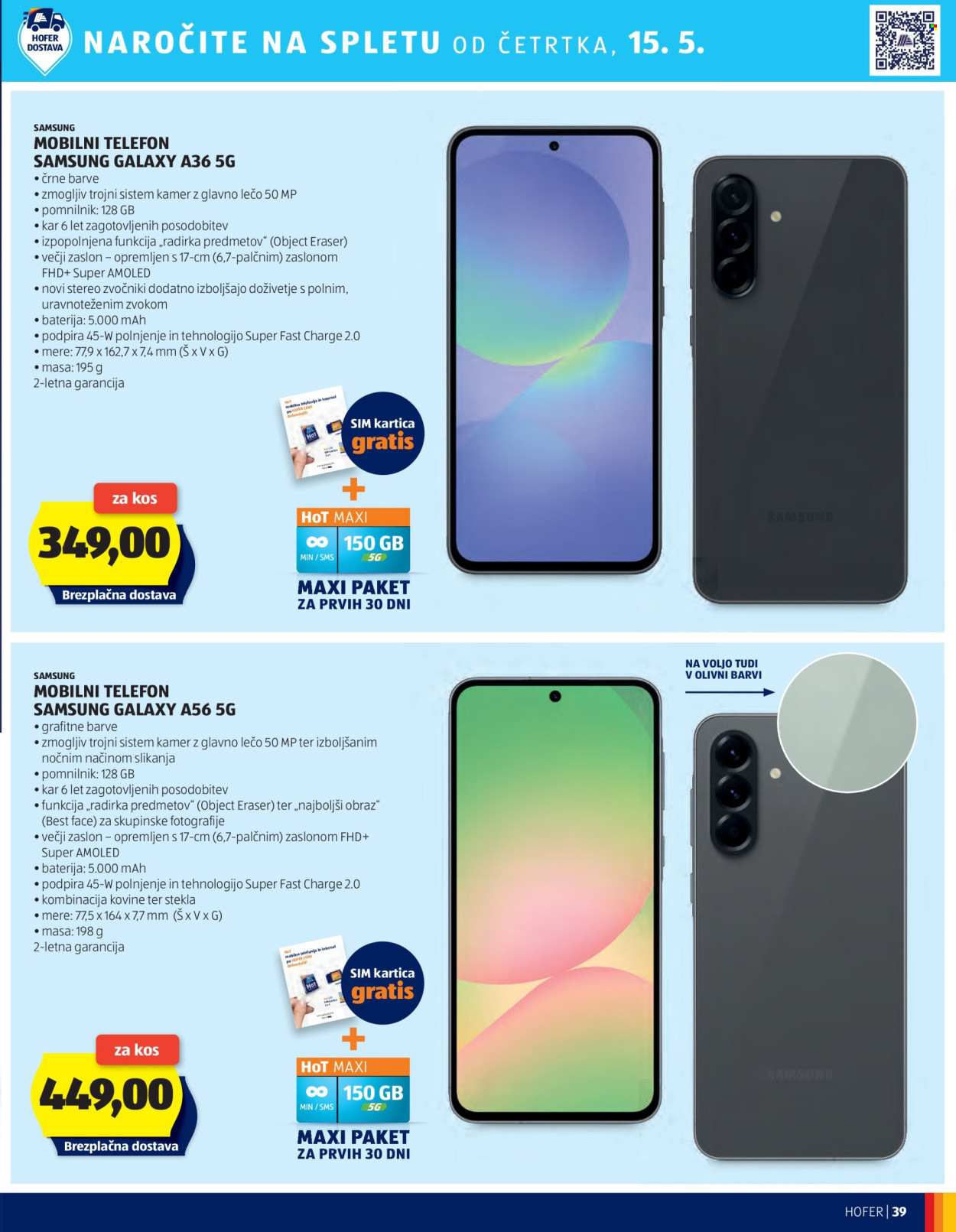 Hofer katalog - 15.5.2025 - 24.5.2025. Stran 39