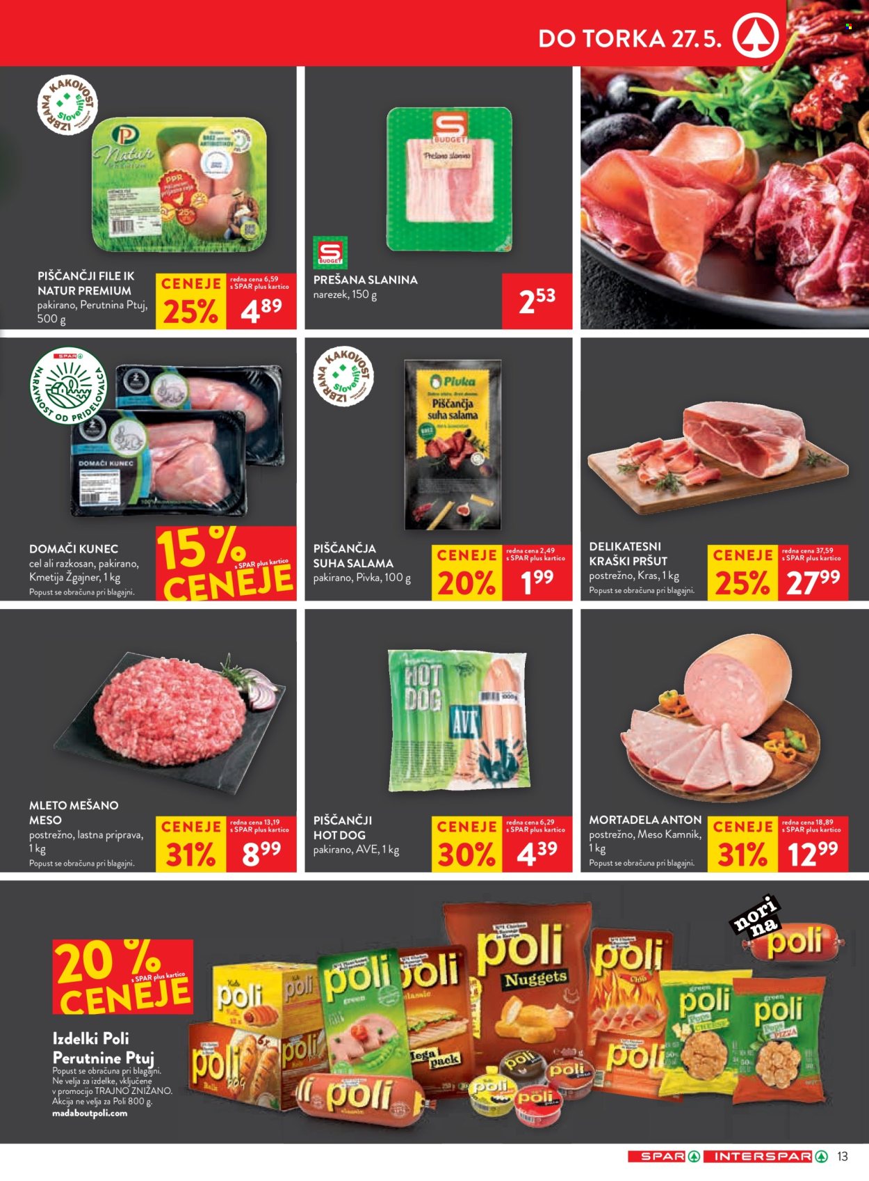 SPAR katalog - 21.5.2025 - 3.6.2025. Stran 13