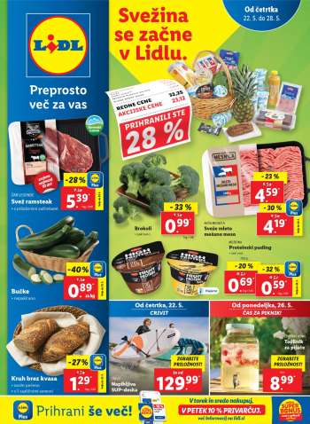 Lidl katalog - 22.5.2025 - 28.5.2025.