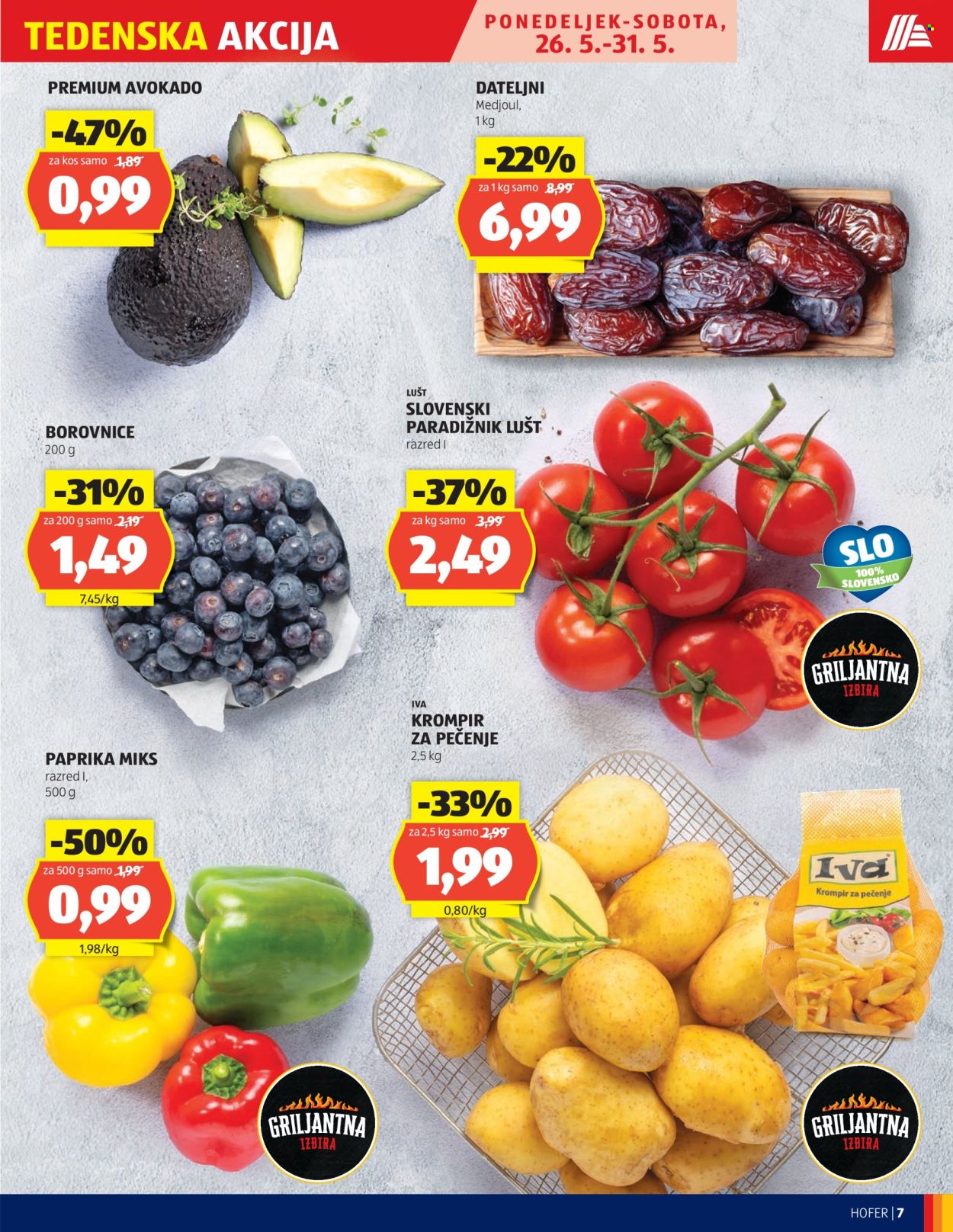 Hofer katalog - 22.5.2025 - 31.5.2025. Stran 7