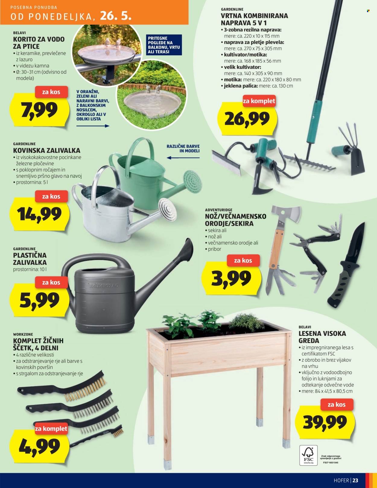 Hofer katalog - 22.5.2025 - 31.5.2025. Stran 23