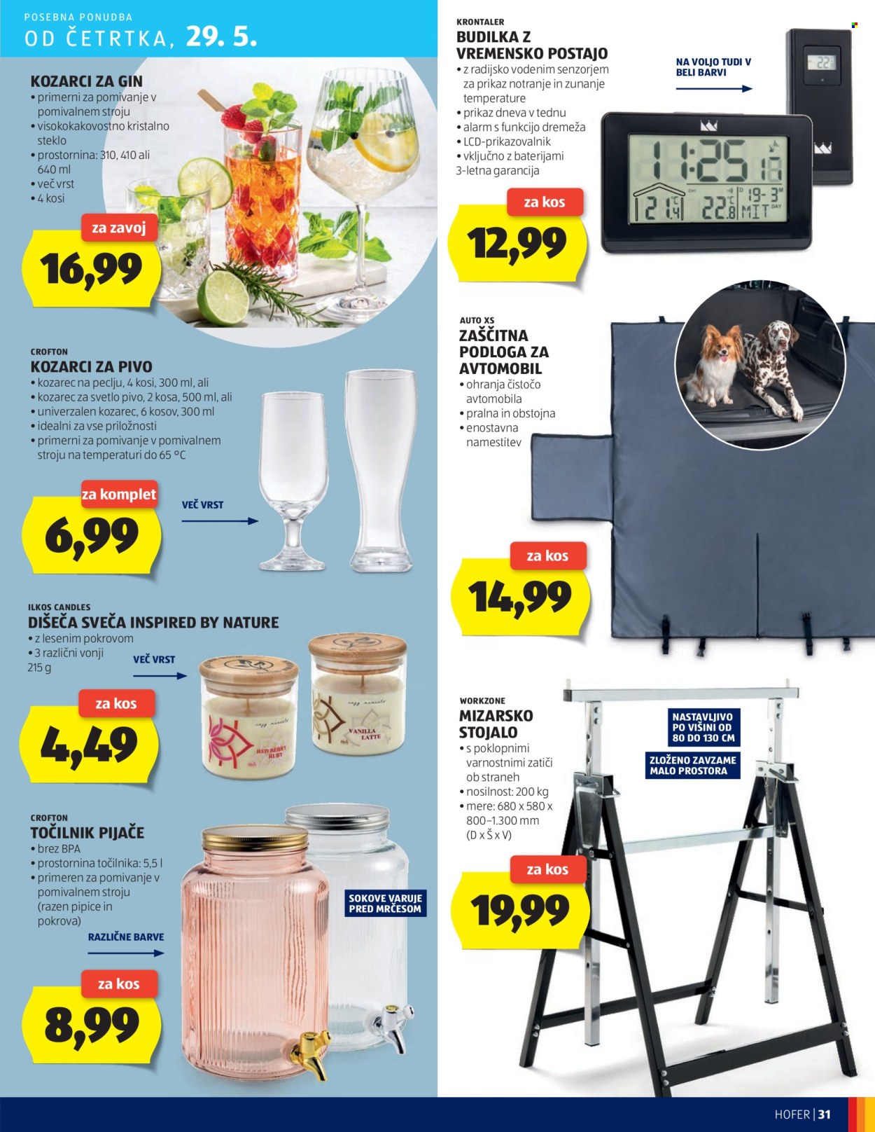 Hofer katalog - 22.5.2025 - 31.5.2025. Stran 31