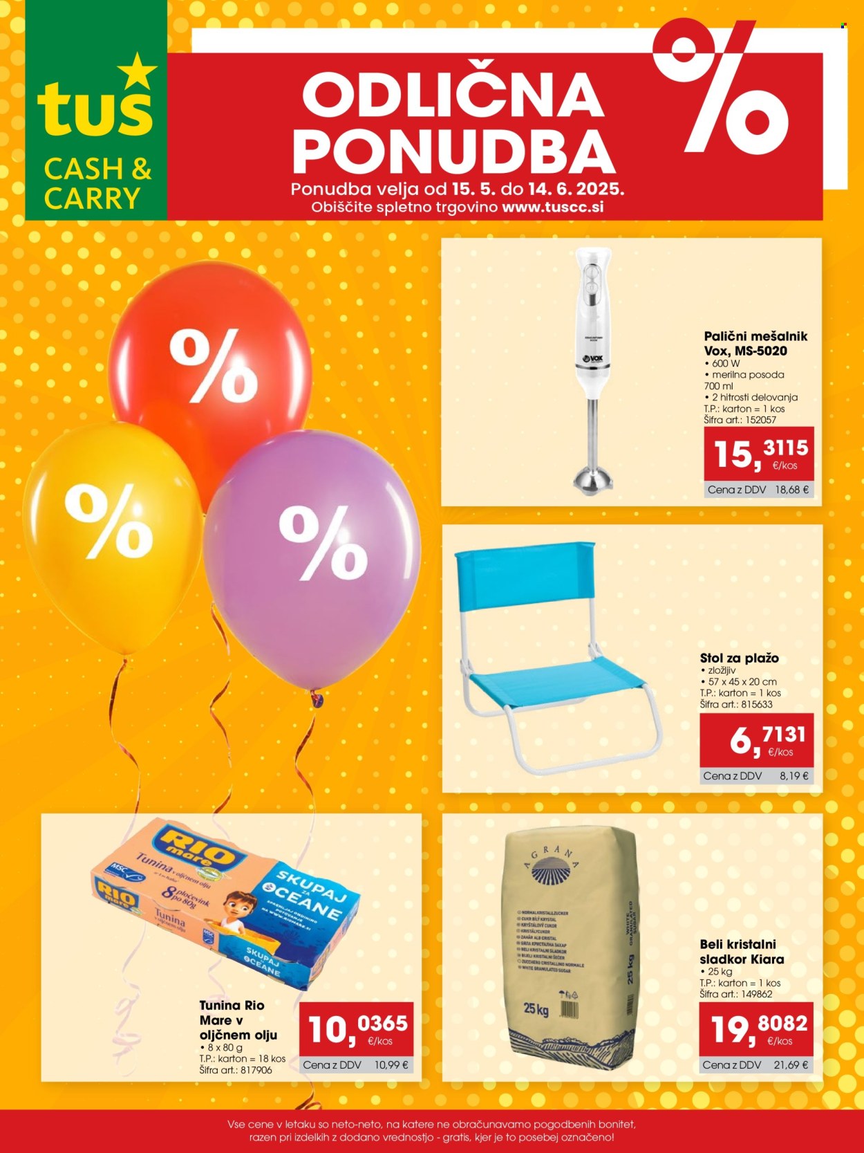 Tuš Cash & Carry katalog - 15.5.2025 - 14.6.2025. Stran 1