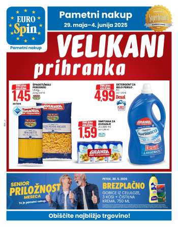 EuroSpin katalog - 29.5.2025 - 4.6.2025.