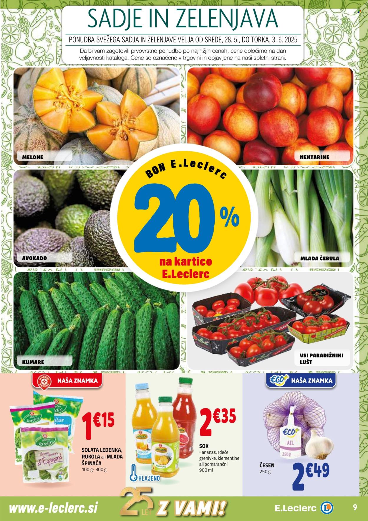 E.Leclerc katalog - 28.5.2025 - 7.6.2025. Stran 9