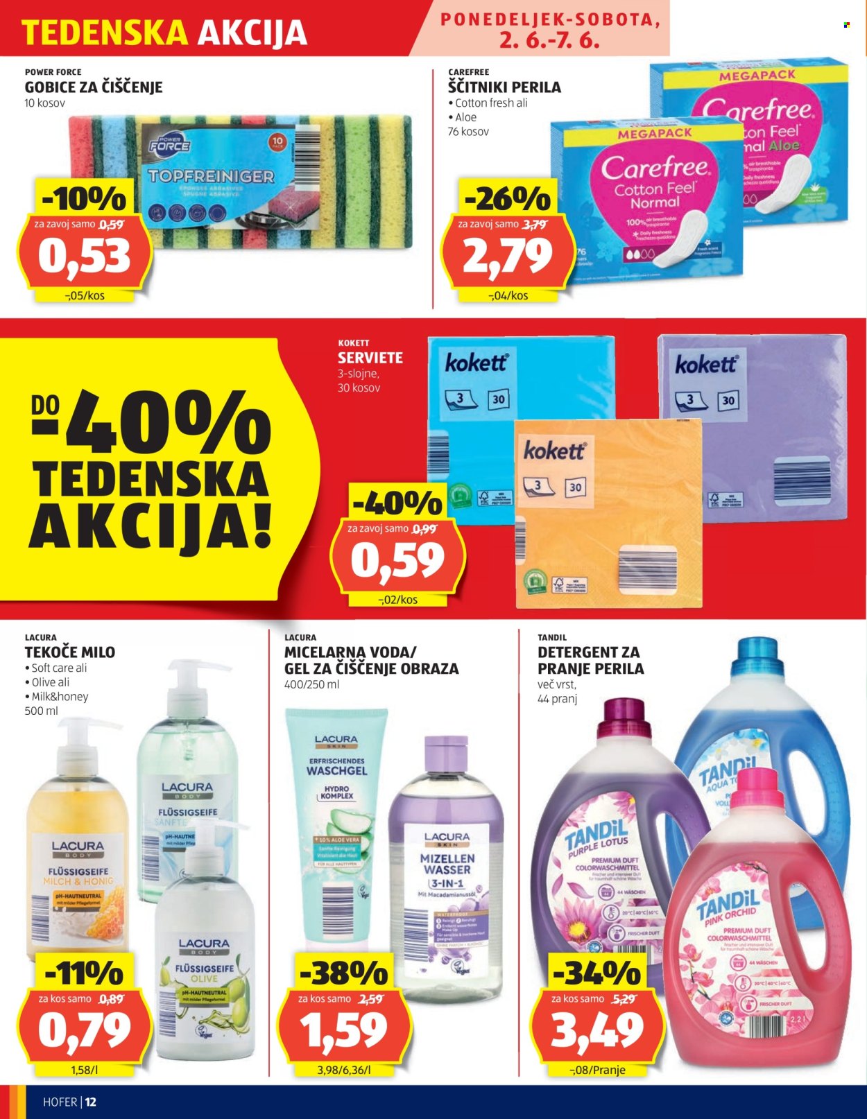 Hofer katalog - 29.5.2025 - 7.6.2025. Stran 12