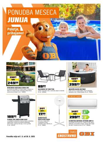 OBI katalog - 1.6.2025 - 30.6.2025.