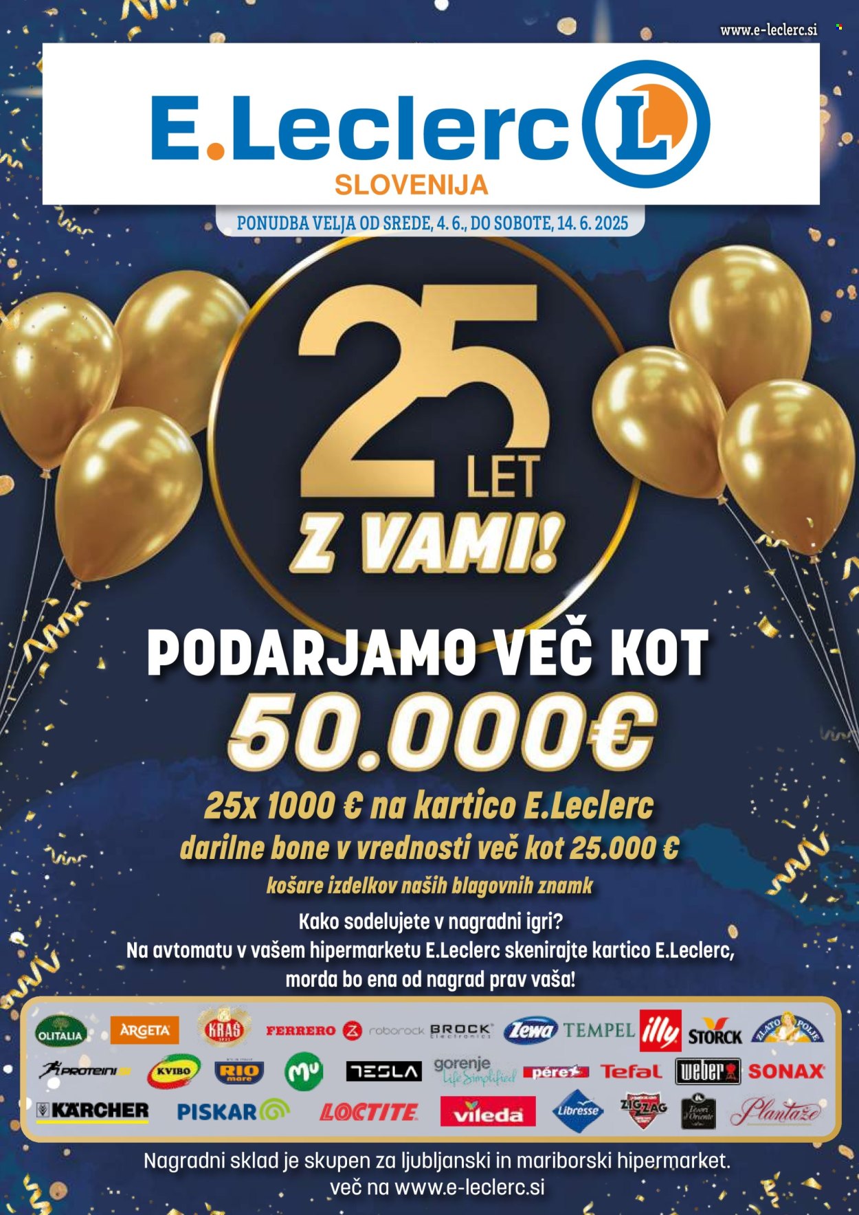 E.Leclerc katalog - 4.6.2025 - 14.6.2025. Stran 1