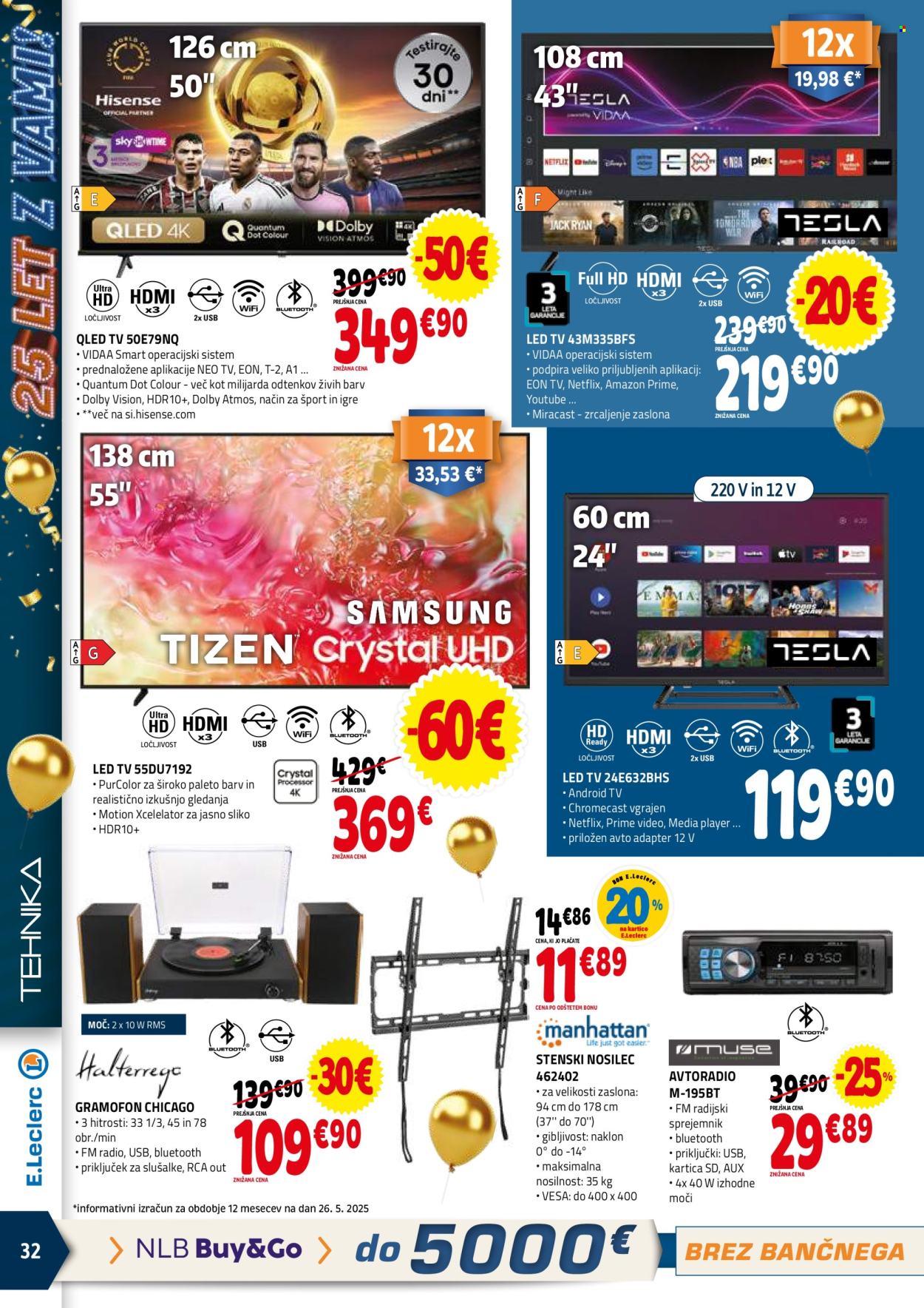 E.Leclerc katalog - 4.6.2025 - 14.6.2025. Stran 32