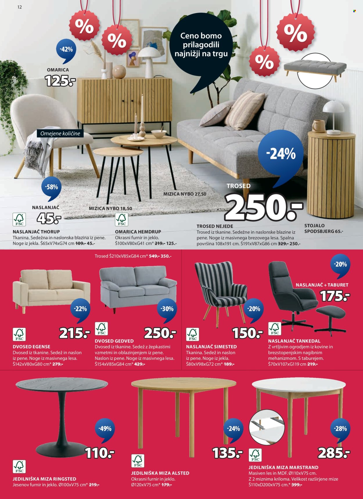 JYSK katalog - 4.6.2025 - 22.6.2025. Stran 12