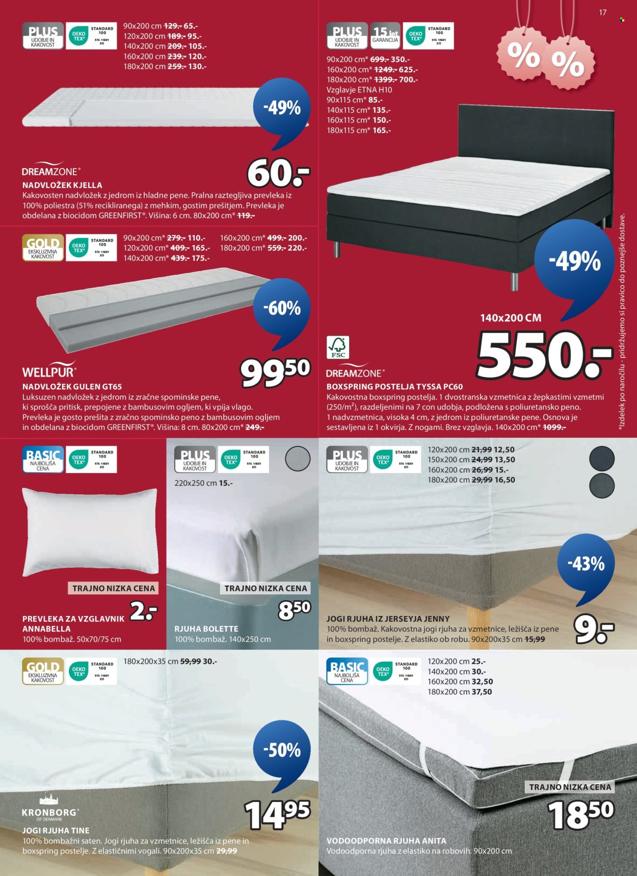 JYSK katalog - 4.6.2025 - 22.6.2025. Stran 17