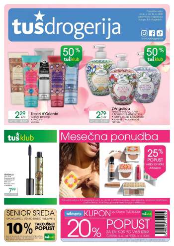 Tuš Drogeria katalog - 4.6.2025 - 14.6.2025.