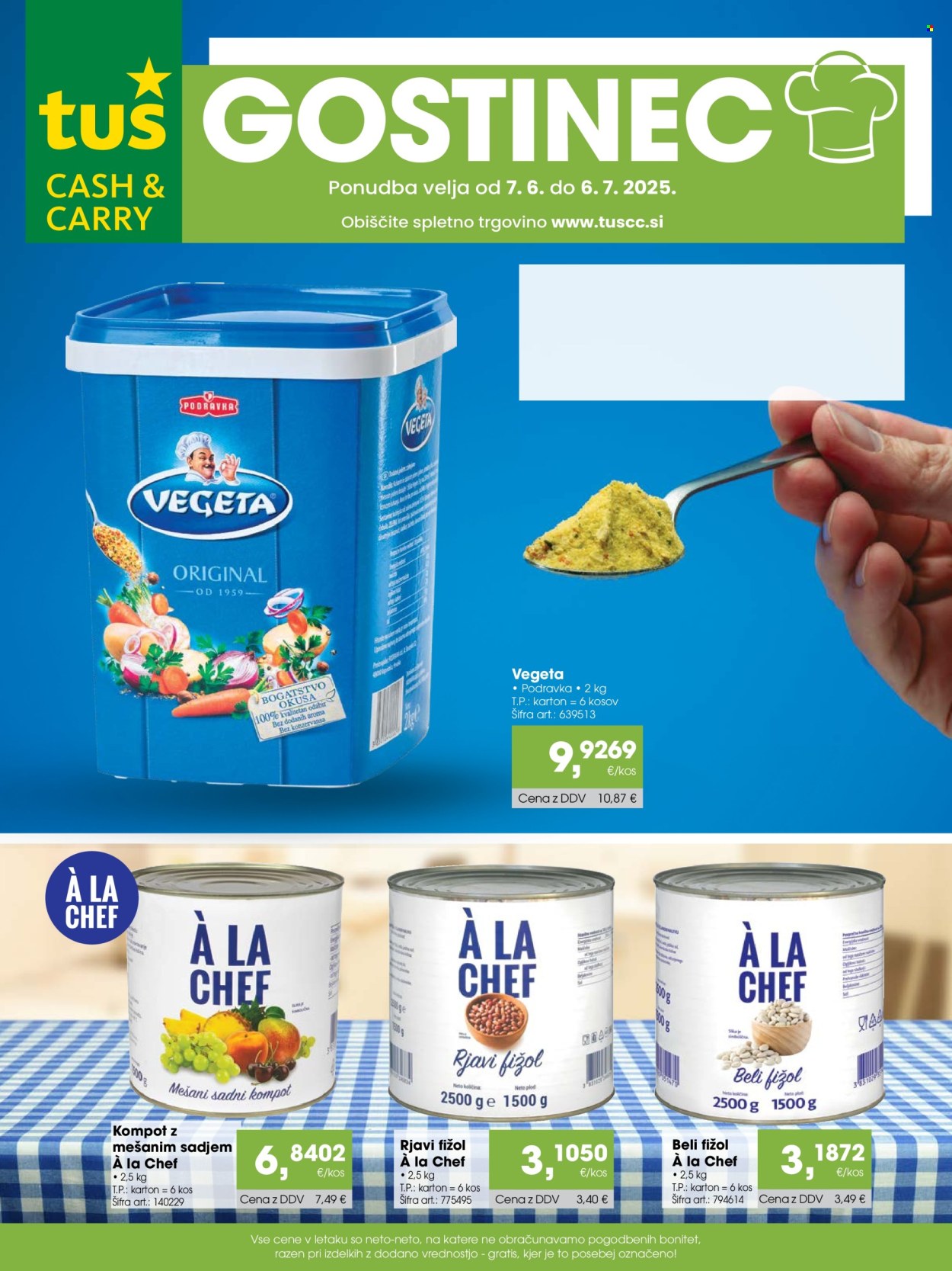 Tuš Cash & Carry katalog - 7.6.2025 - 6.7.2025. Stran 1