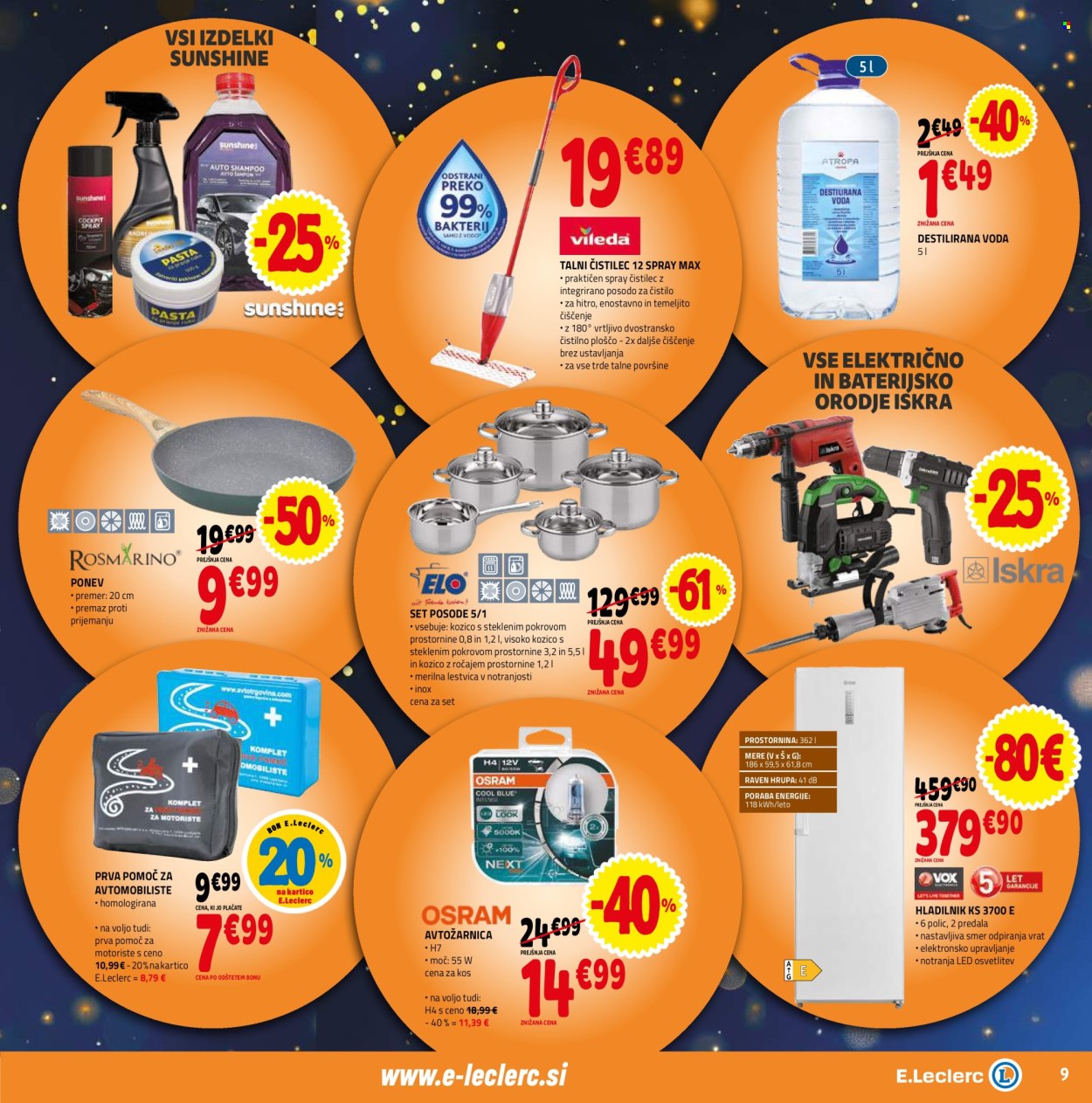 E.Leclerc katalog - 11.6.2025 - 21.6.2025. Stran 9