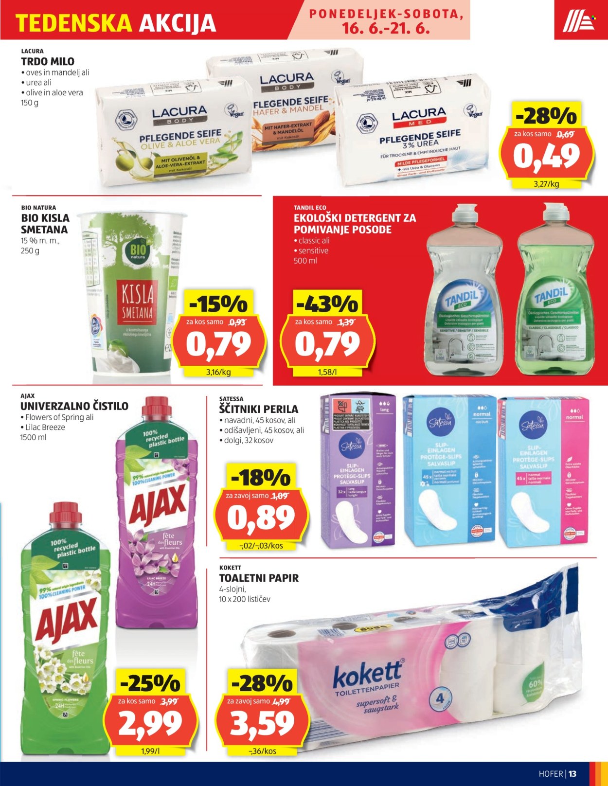 Hofer katalog - 12.6.2025 - 21.6.2025. Stran 13