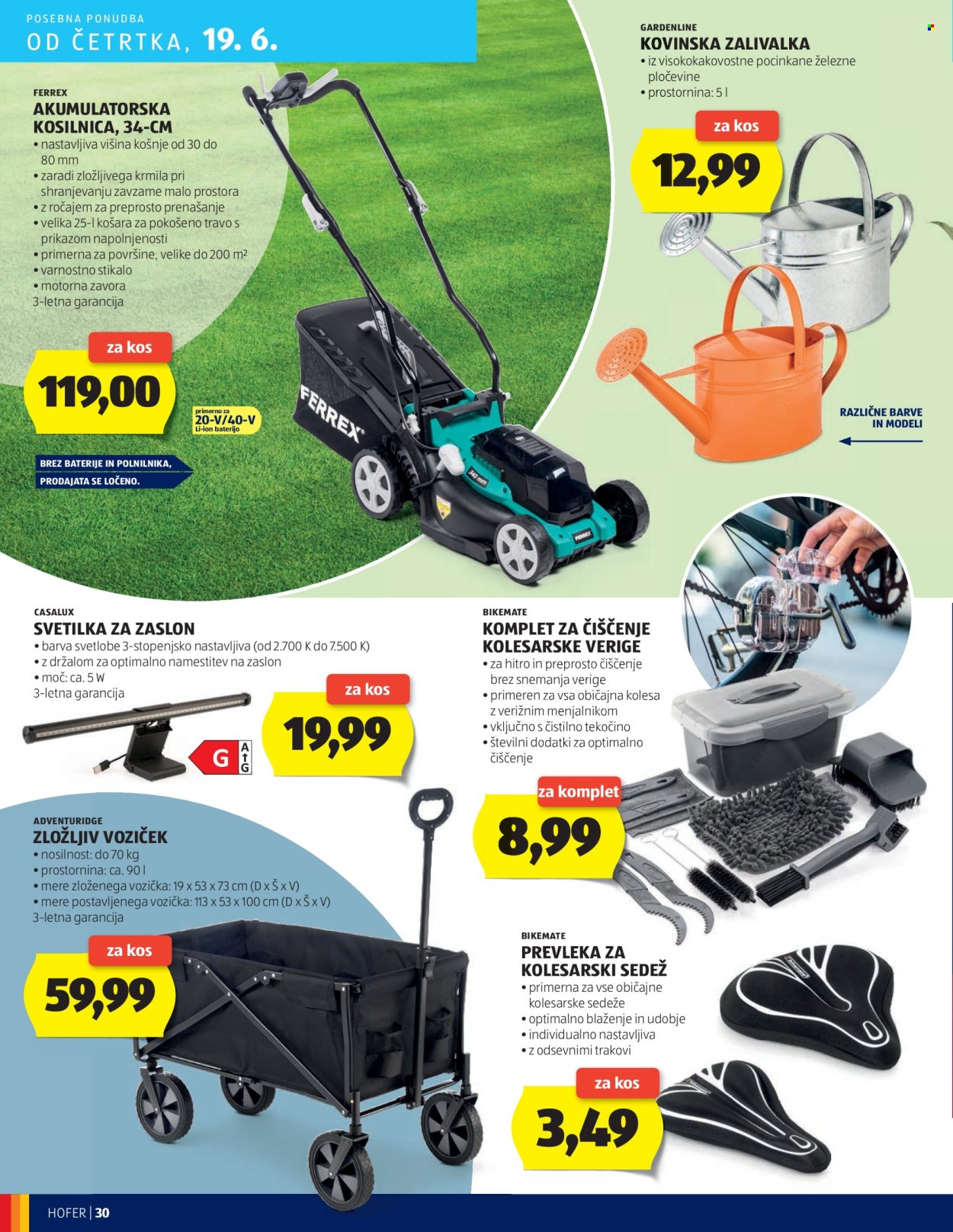 Hofer katalog - 12.6.2025 - 21.6.2025. Stran 30