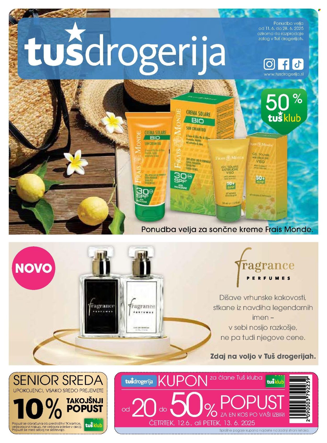 Tuš Drogeria katalog - 11.6.2025 - 28.6.2025. Stran 1
