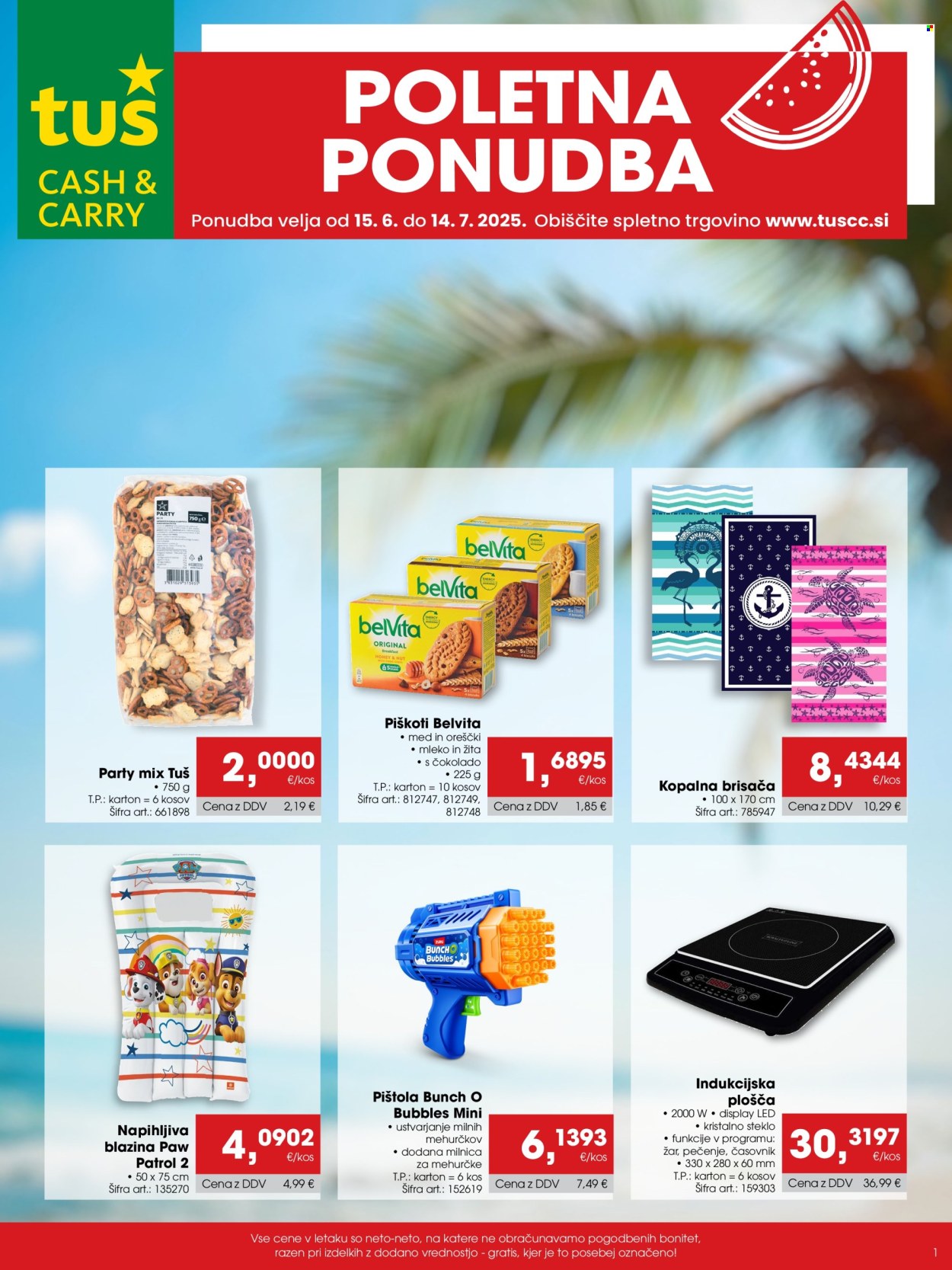 Tuš Cash & Carry katalog - 15.6.2025 - 14.7.2025. Stran 1