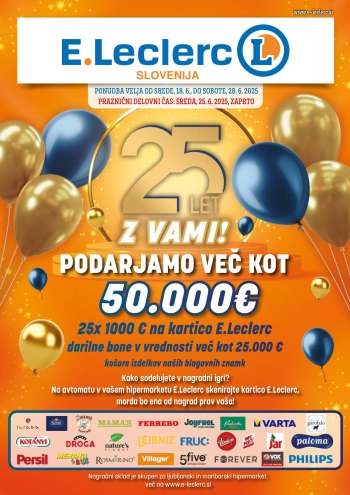 E.Leclerc katalog - 18.6.2025 - 28.6.2025.