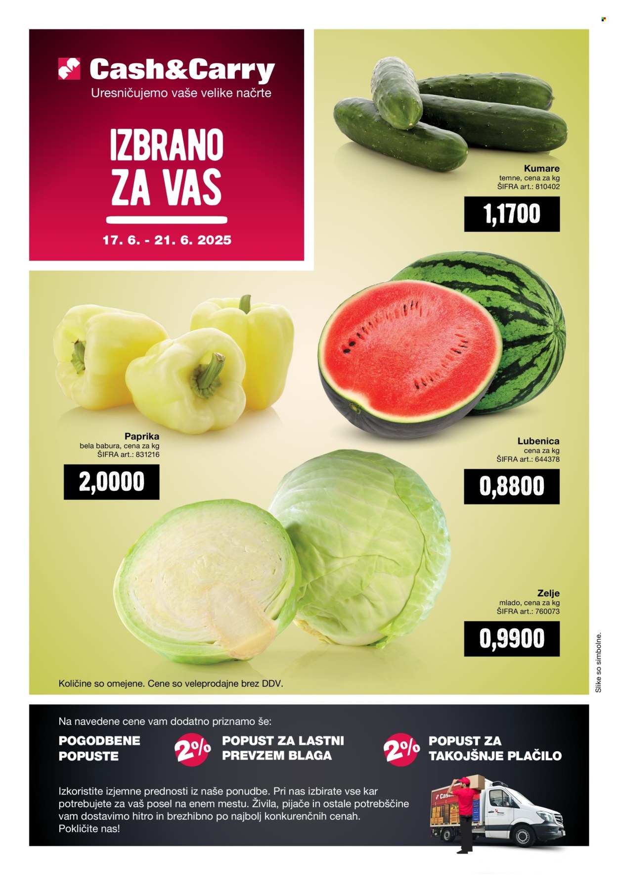 Mercator Cash & Carry katalog - 17.6.2025 - 21.6.2025. Stran 1