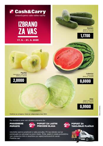 Mercator Cash & Carry katalog - 17.6.2025 - 21.6.2025.