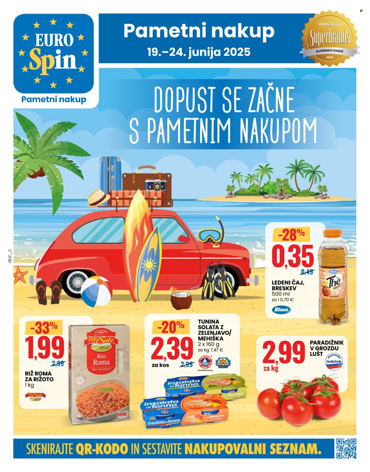 EuroSpin katalog - 19.6.2025 - 24.6.2025. Stran 1