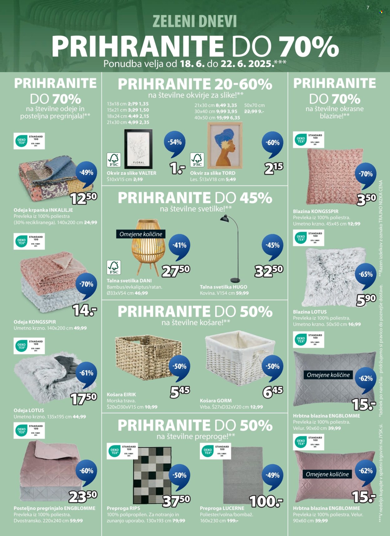 JYSK katalog - 18.6.2025 - 22.6.2025. Stran 7