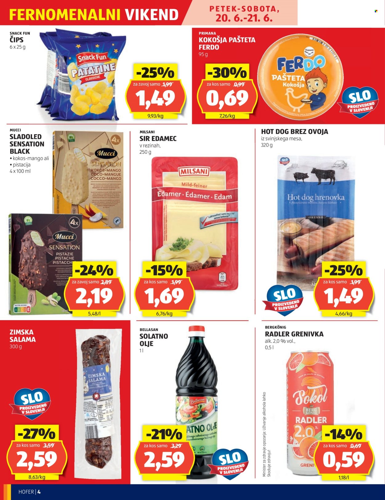 Hofer katalog - 19.6.2025 - 28.6.2025. Stran 4