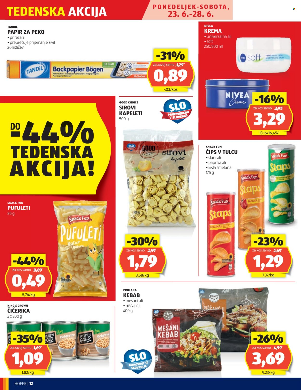 Hofer katalog - 19.6.2025 - 28.6.2025. Stran 12