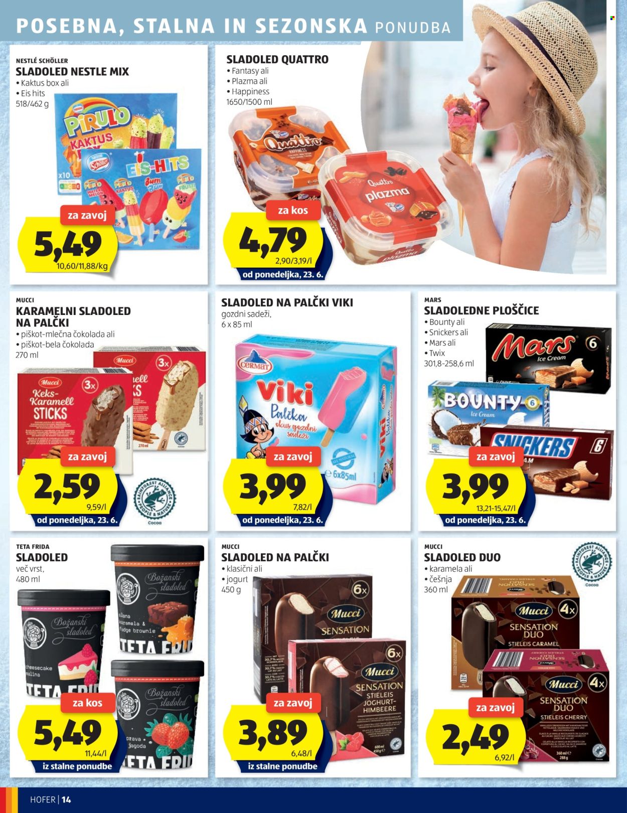 Hofer katalog - 19.6.2025 - 28.6.2025. Stran 14