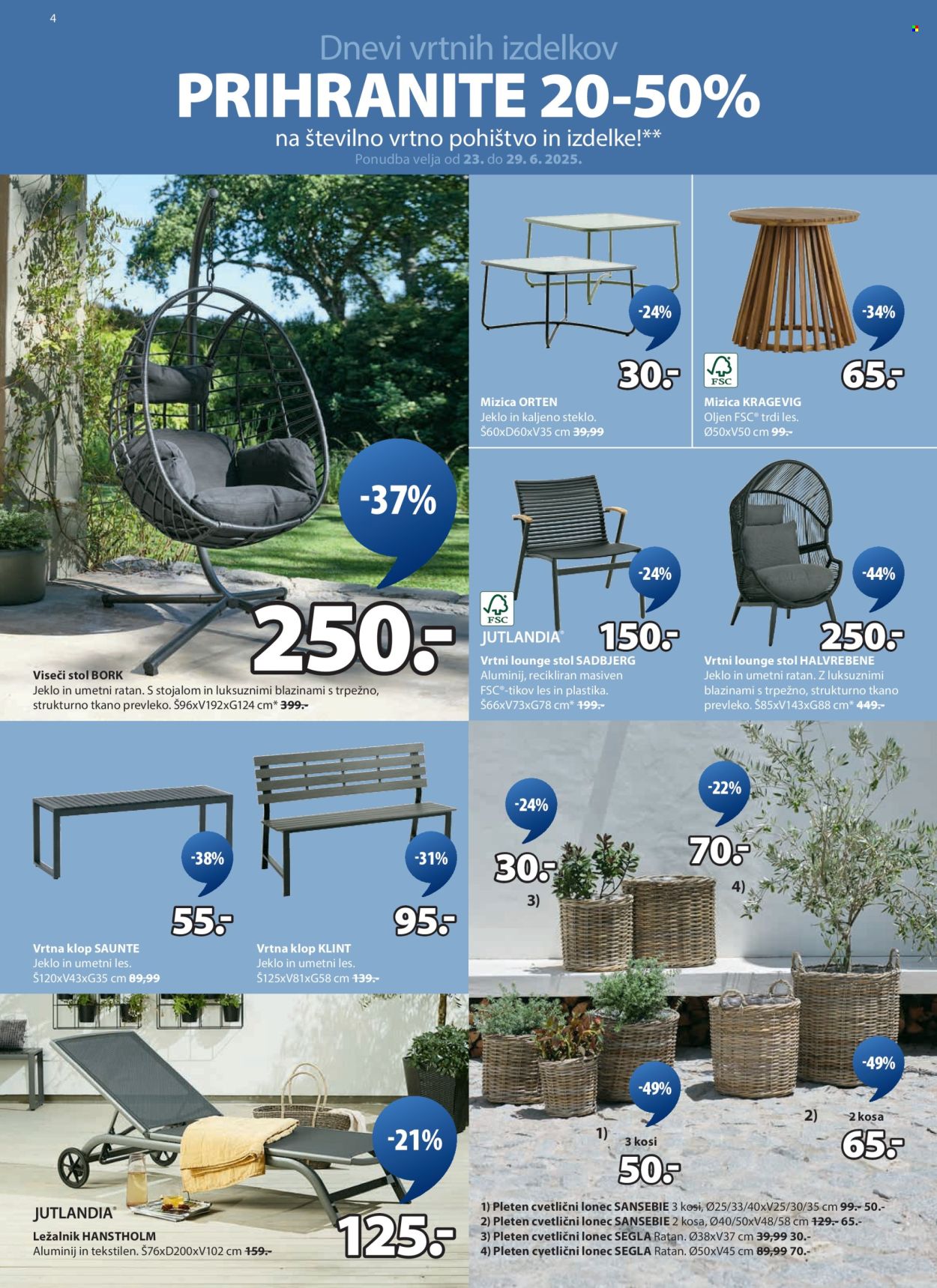 JYSK katalog - 23.6.2025 - 29.7.2025. Stran 4