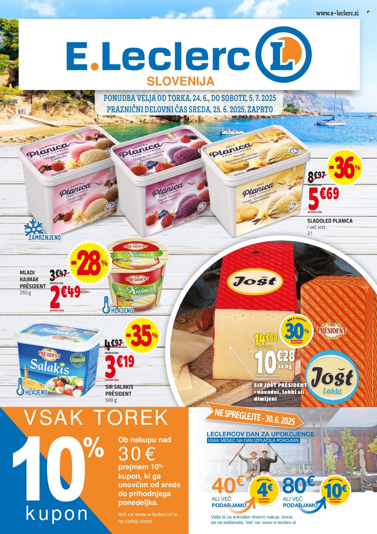 E.Leclerc katalog - 24.6.2025 - 5.7.2025. Stran 1
