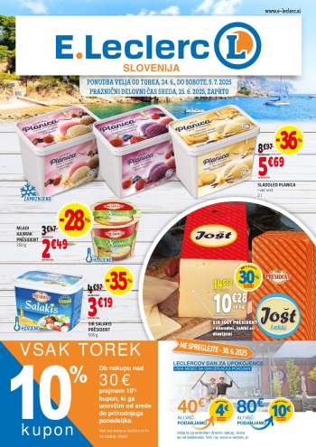E.Leclerc katalog - 24.6.2025 - 5.7.2025.