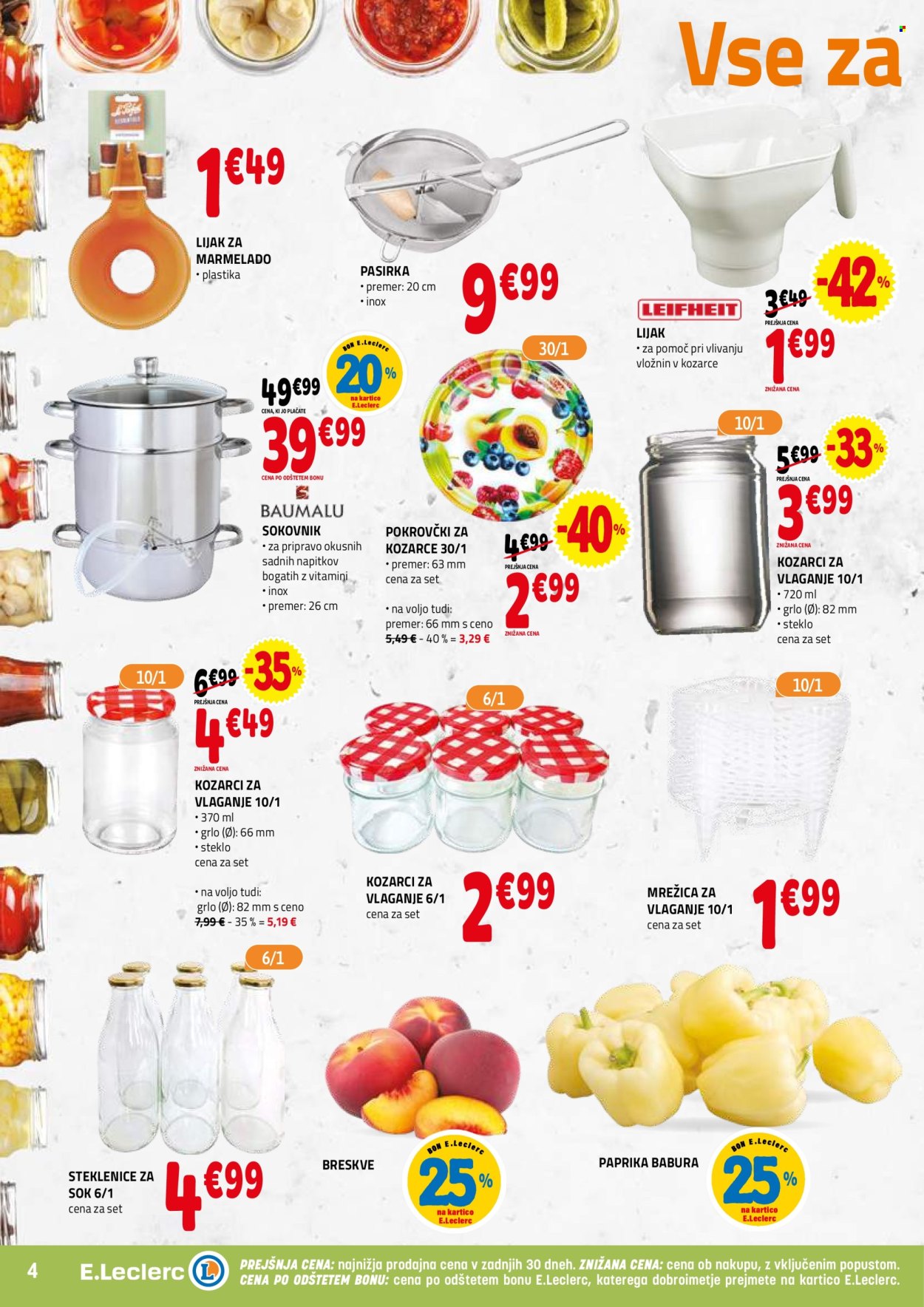 E.Leclerc katalog - 24.6.2025 - 5.7.2025. Stran 4