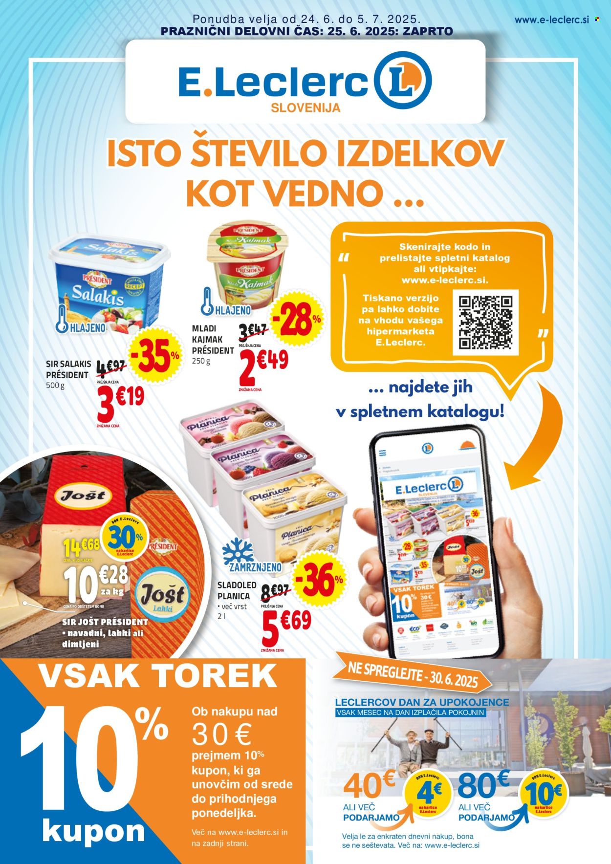 E.Leclerc katalog - 24.6.2025 - 5.7.2025. Stran 1