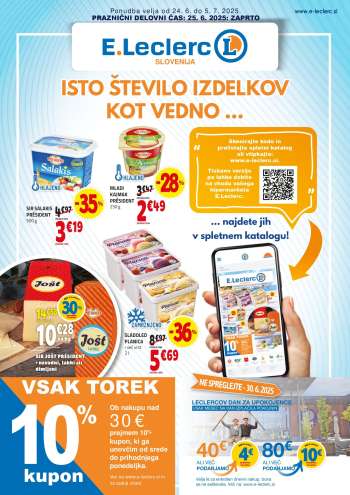E.Leclerc katalog - 24.6.2025 - 5.7.2025.