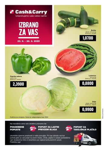 Mercator Cash & Carry katalog - 23.6.2025 - 28.6.2025.