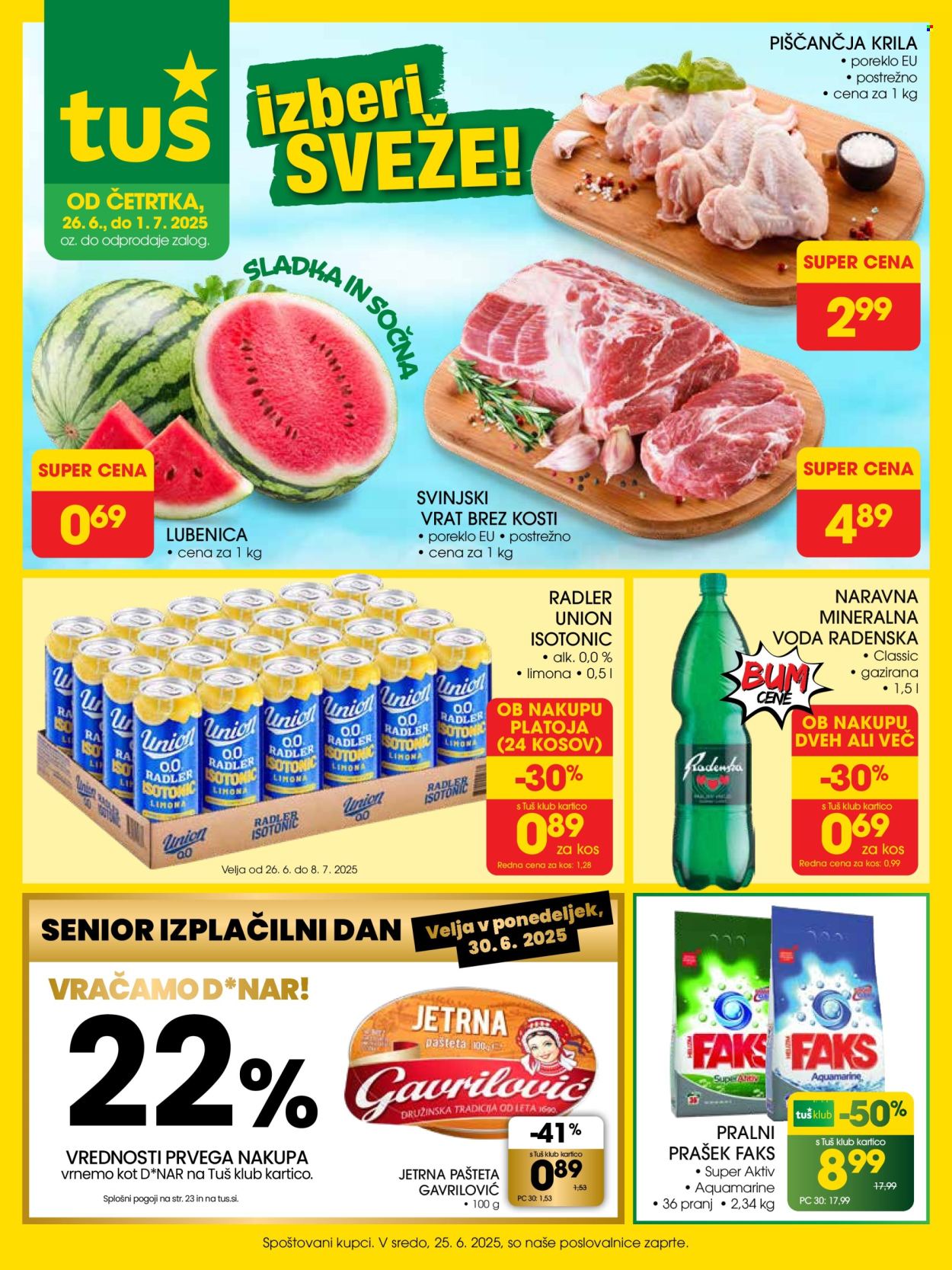 Tuš katalog - 26.6.2025 - 1.7.2025. Stran 1