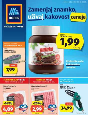 Hofer katalog - 26.6.2025 - 5.7.2025.