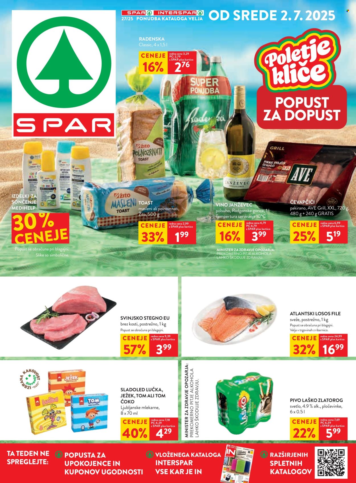 SPAR katalog - 2.7.2025 - 15.7.2025. Stran 1