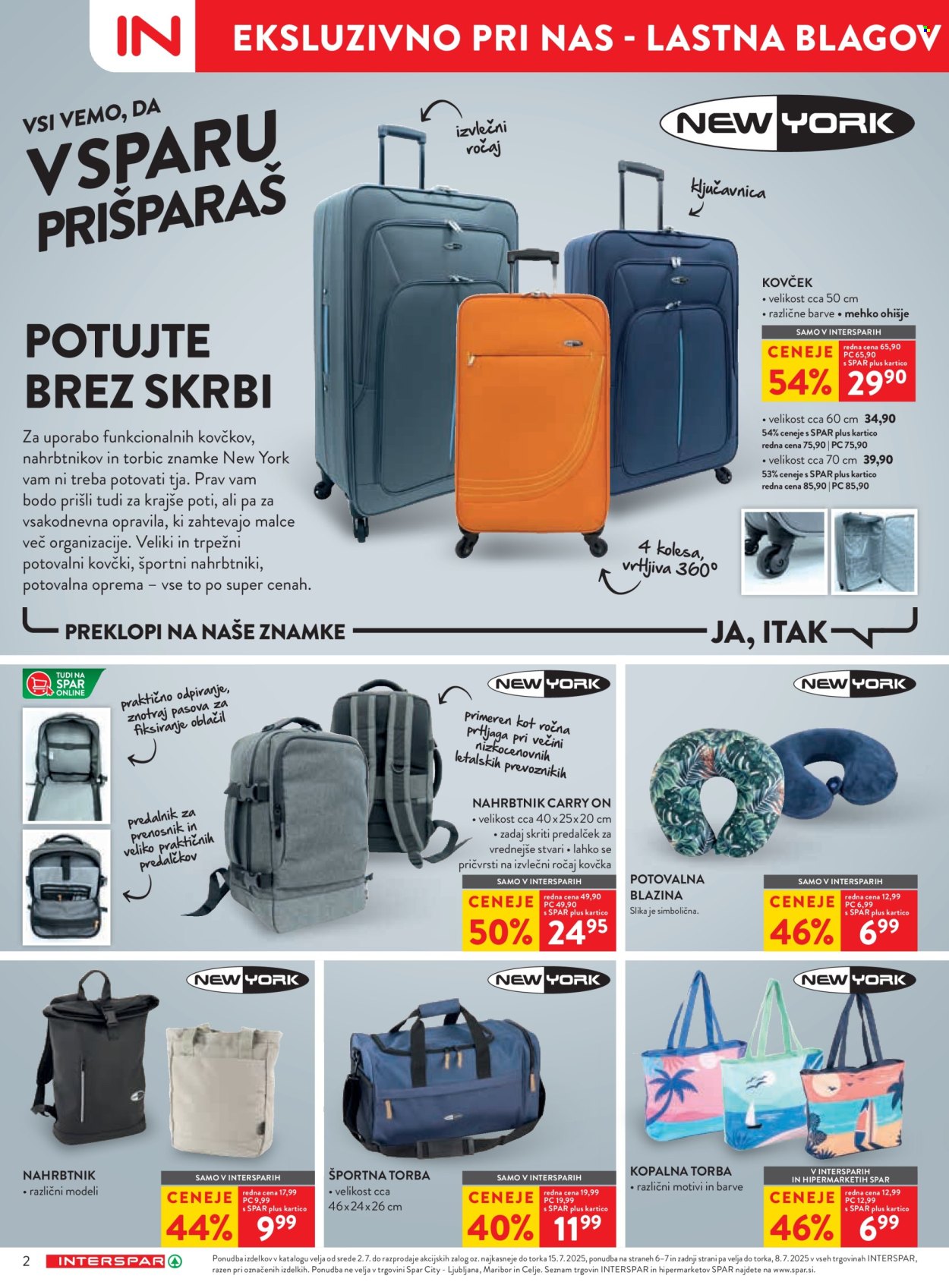INTERSPAR katalog - 2.7.2025 - 15.7.2025. Stran 2