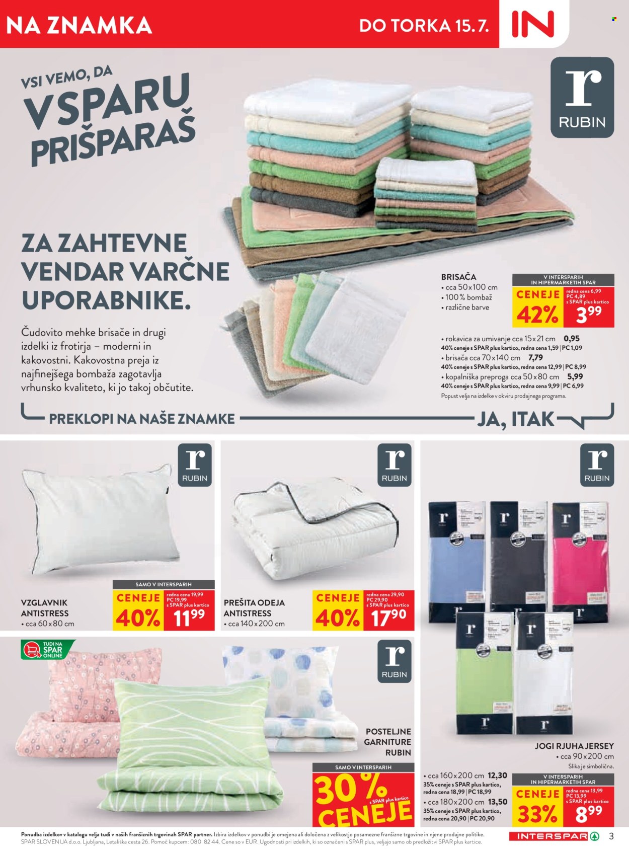 INTERSPAR katalog - 2.7.2025 - 15.7.2025. Stran 3