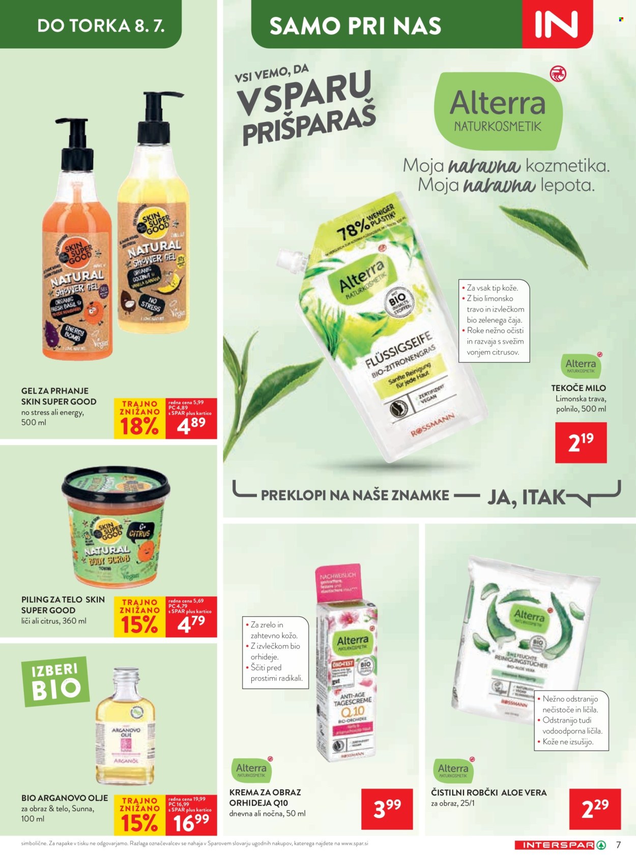 INTERSPAR katalog - 2.7.2025 - 15.7.2025. Stran 7