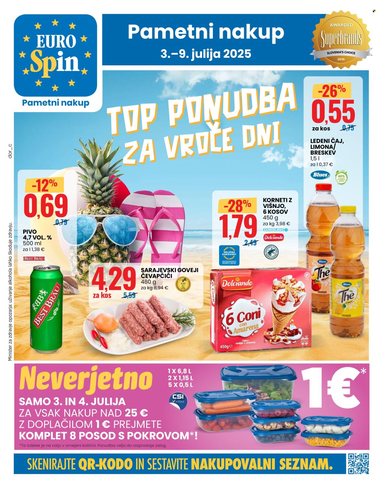 EuroSpin katalog - 3.7.2025 - 9.7.2025. Stran 1