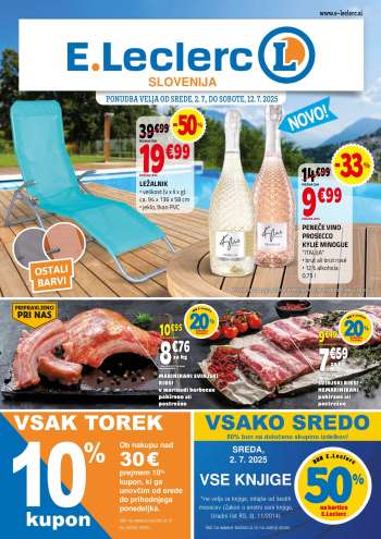 E.Leclerc katalog - 2.7.2025 - 12.7.2025.