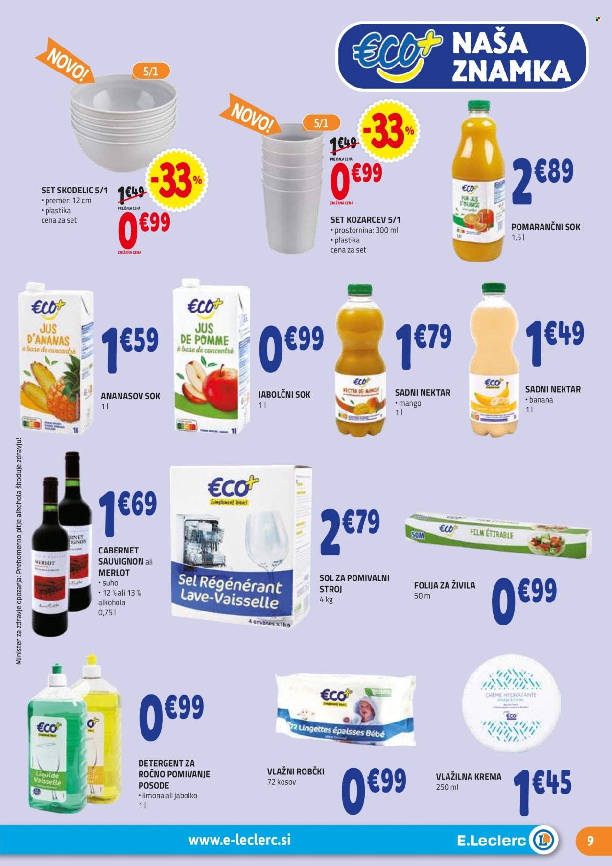 E.Leclerc katalog - 2.7.2025 - 12.7.2025. Stran 9