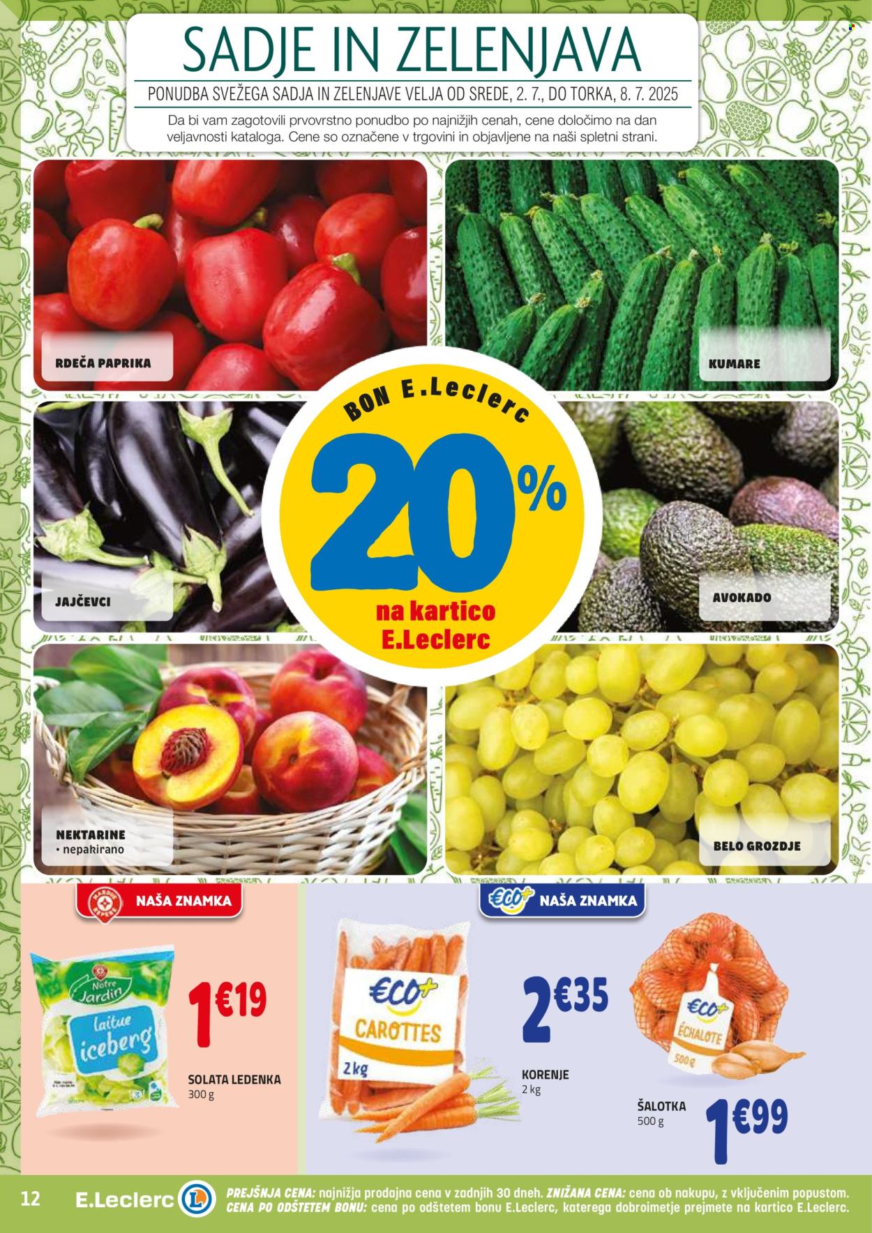 E.Leclerc katalog - 2.7.2025 - 12.7.2025. Stran 12