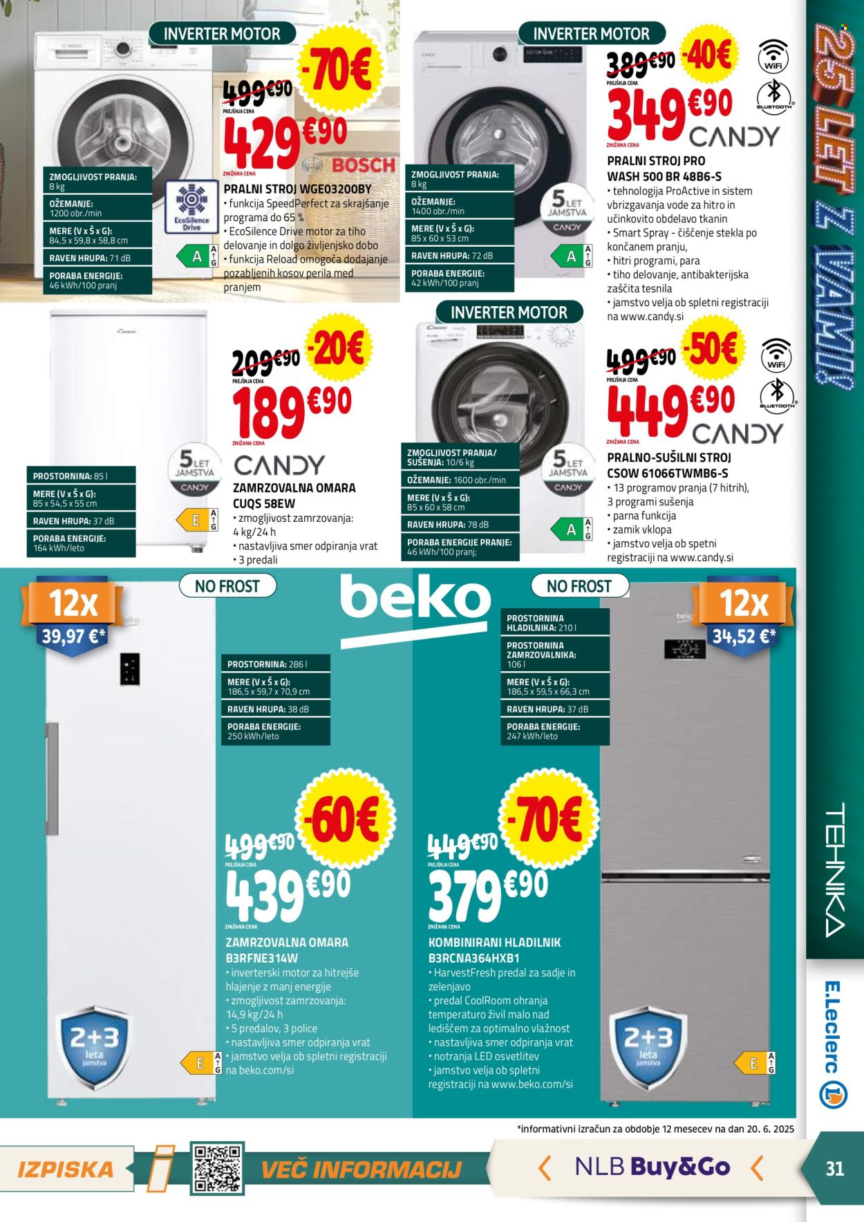 E.Leclerc katalog - 2.7.2025 - 12.7.2025. Stran 31